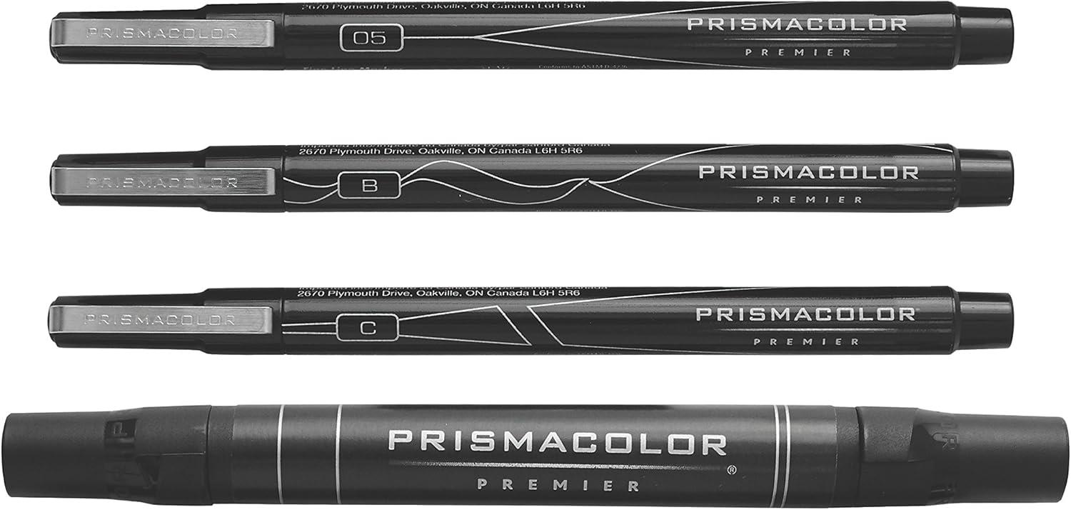 imagePrismacolor Premier Beginner Hand Lettering Set With Illustration Markers Art Markers Pencils Eraser And Tips Pamphlet Adult Coloring 8 CountBeginner