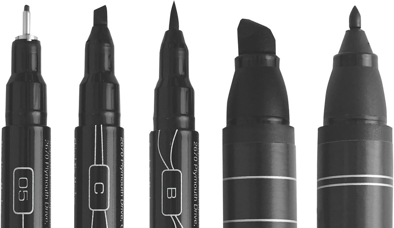 imagePrismacolor Premier Beginner Hand Lettering Set With Illustration Markers Art Markers Pencils Eraser And Tips Pamphlet Adult Coloring 8 CountBeginner