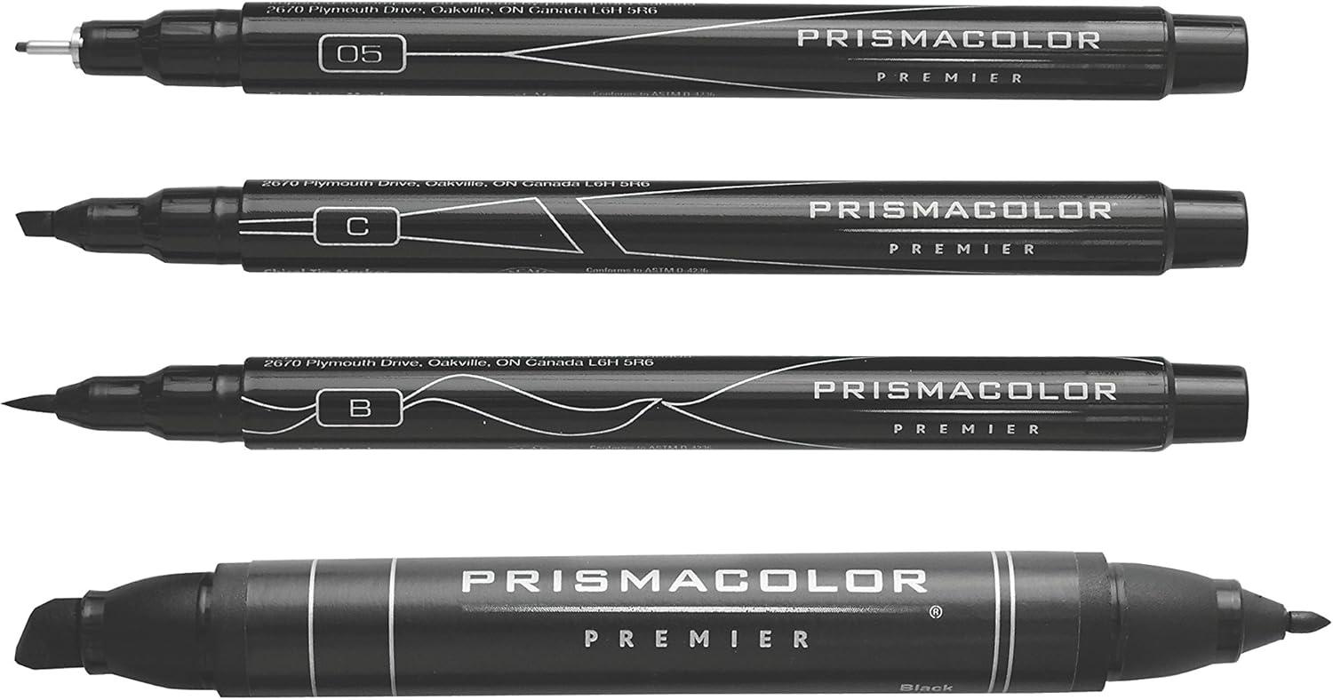 imagePrismacolor Premier Beginner Hand Lettering Set With Illustration Markers Art Markers Pencils Eraser And Tips Pamphlet Adult Coloring 8 CountBeginner