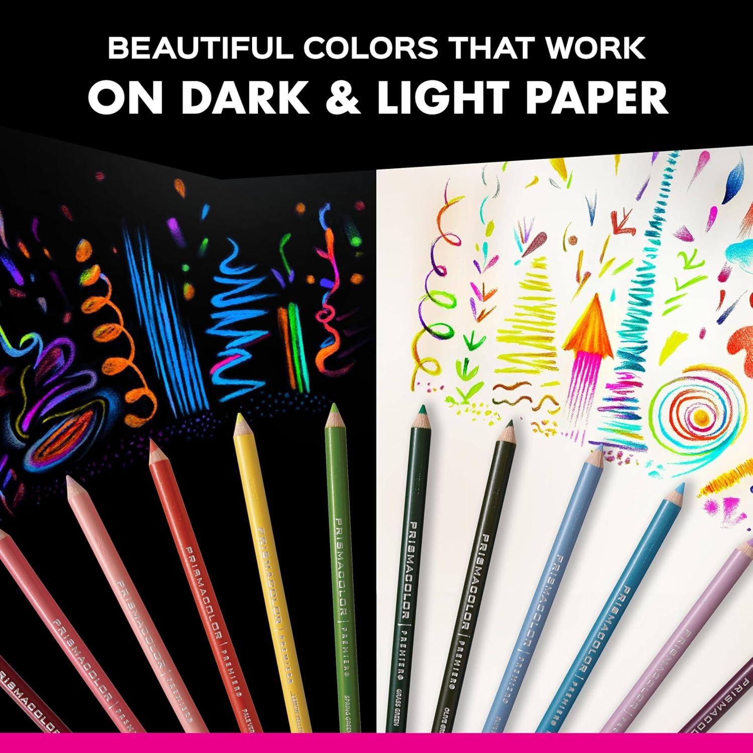 imagePrismacolor Premier Colored Pencils Portrait Set Soft Core Adult Coloring 24 PackHighlighting and Shading