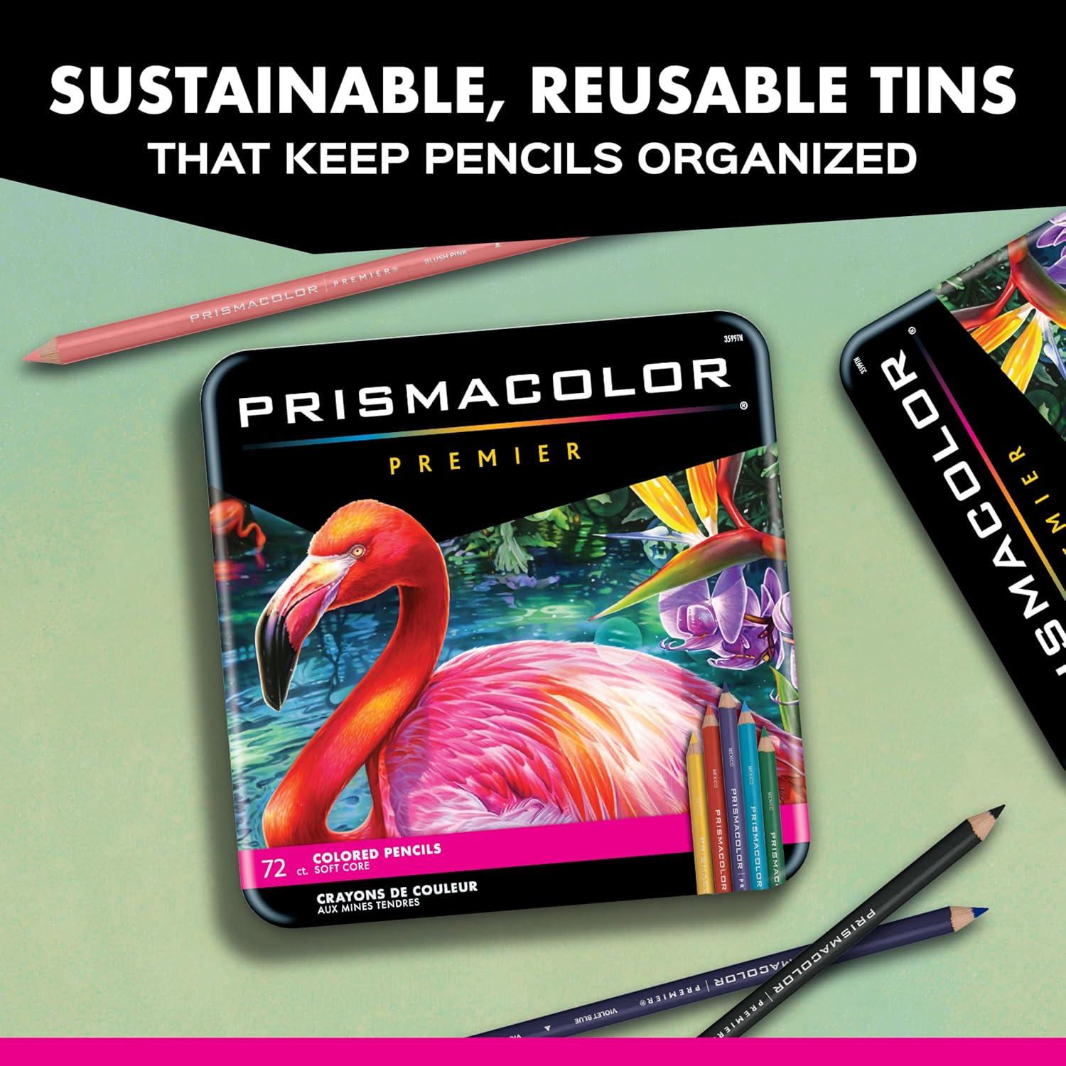 imagePrismacolor Premier Colored Pencils Soft Core 48 Pack36 Count Pack of 1