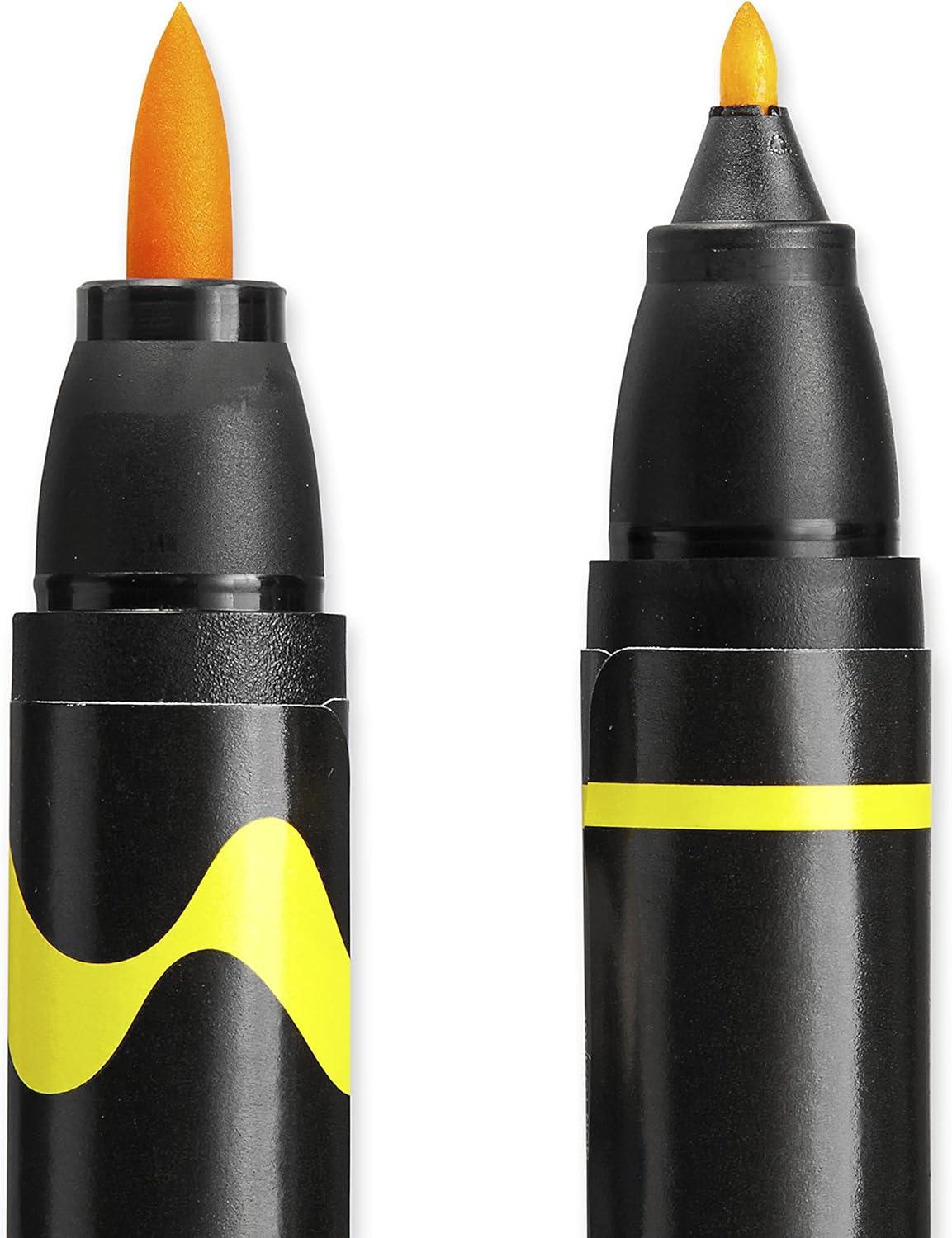 imagePrismacolor Premier DoubleEnded Art Markers Fine And Brush Tip Adult Coloring 12 Pack12 Count