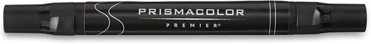 imagePrismacolor Premier DoubleEnded Art Markers Fine And Brush Tip Adult Coloring 12 Pack12 Count