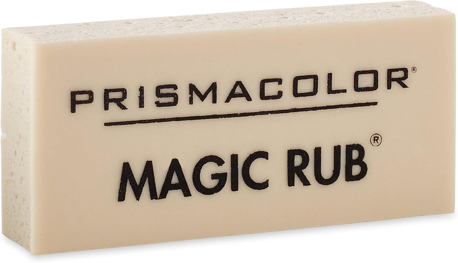 imagePrismacolor Premier Magic Rub Vinyl Erasers 12 PackMagin Rub Vinyl Erasers