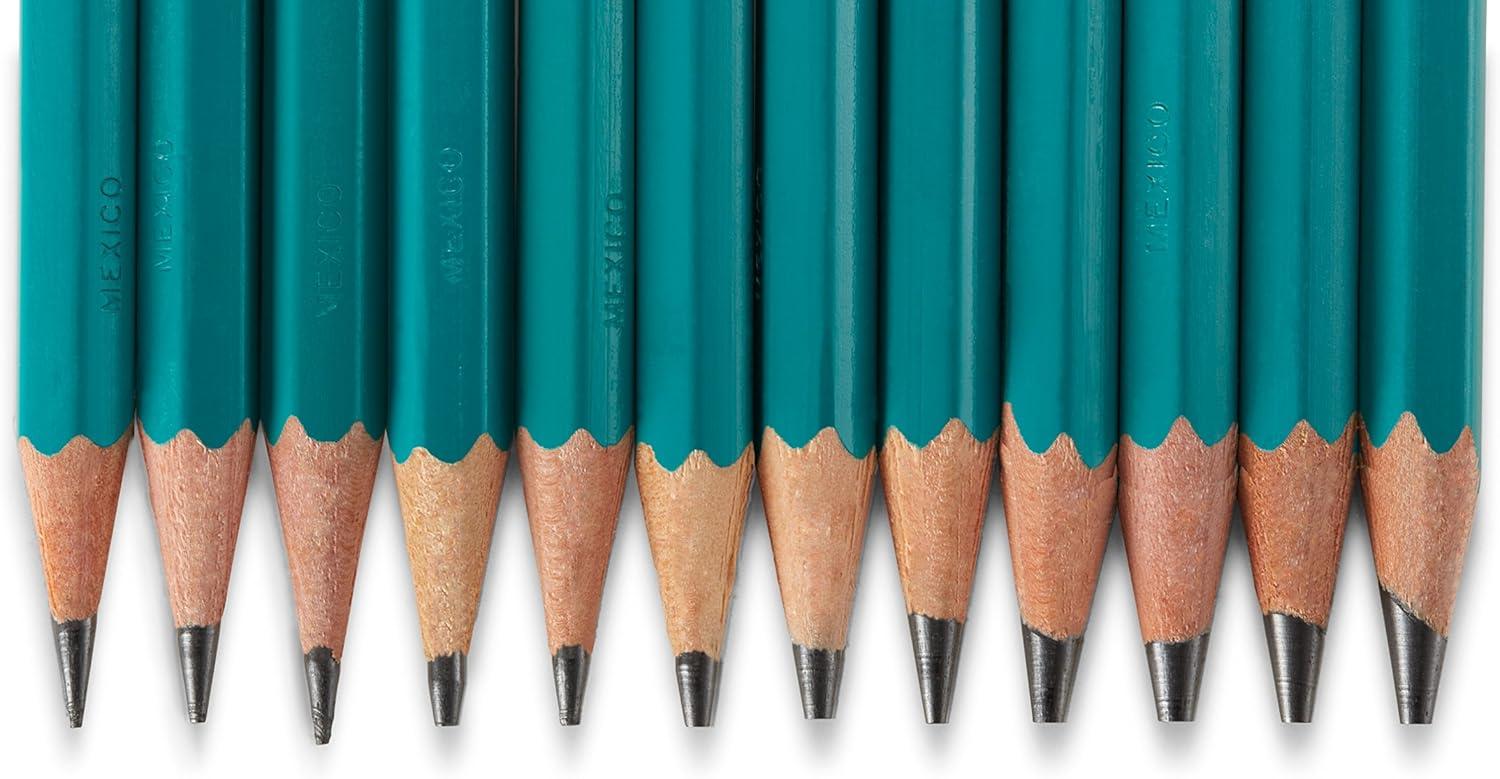 imagePrismacolor Premier Turquoise Graphite Sketching Pencils Medium Leads Adult Coloring 12 PackSketching Pencils
