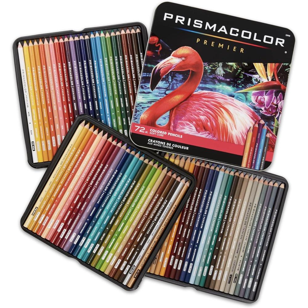 imagePrismacolor Premier Colored Pencils Soft Core 150 Count  UltraSmooth Durable Vibrant Colors72 Count Pack of 1