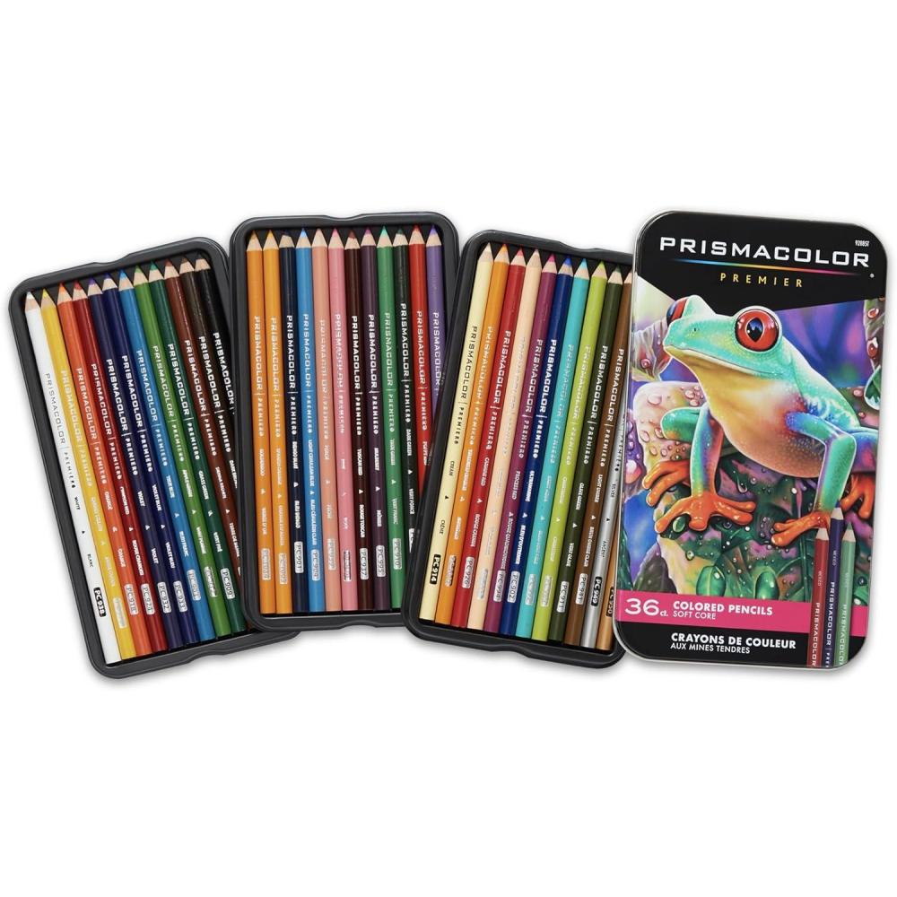 imagePrismacolor Premier Colored Pencils Soft Core 48 Pack36 Count Pack of 1