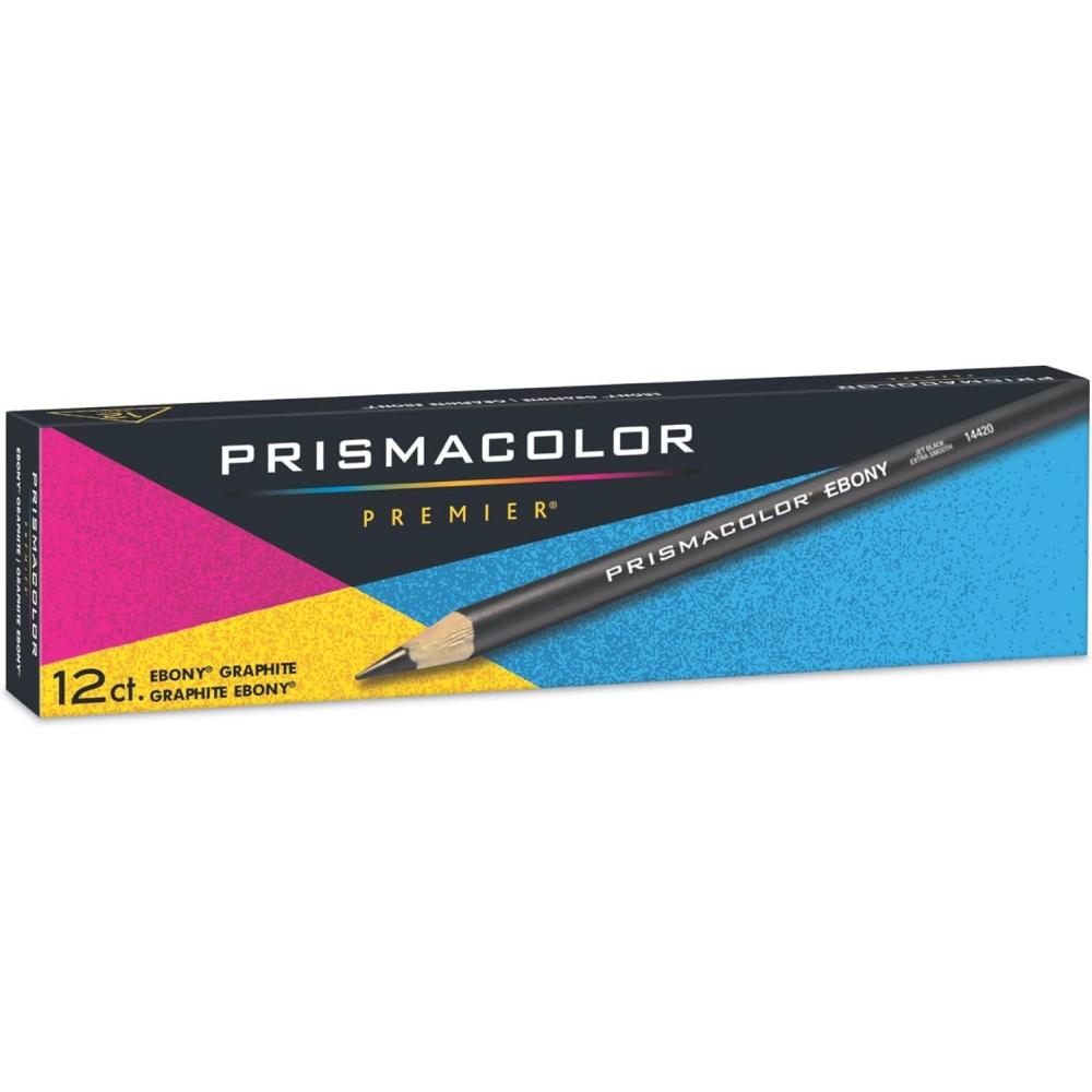 imagePrismacolor Premier Turquoise Graphite Sketching Pencils Medium Leads Adult Coloring 12 PackGraphite Pencils
