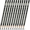 imagePrismacolor Premier Colored Pencils Black LeadBlack Barrels 12Pk 336312count  Black