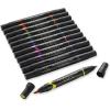 imagePrismacolor Premier DoubleEnded Art Markers Fine And Brush Tip Adult Coloring 12 Pack12 Count