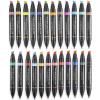 imagePrismacolor Premier DoubleEnded Art Markers Fine And Chisel Tip Adult Coloring 24 Pack