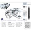 imagePrismacolor Premier DoubleEnded Art Markers Fine And Chisel Tip Manga Colors Adult Coloring 12 PackCool Grey