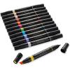 imagePrismacolor Premier DoubleEnded Art Markers Fine And Chisel Tip Manga Colors Adult Coloring 12 PackManga
