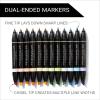 imagePrismacolor Premier DoubleEnded Art Markers Fine And Chisel Tip Manga Colors Adult Coloring 12 PackPastel