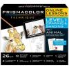imagePrismacolor Technique Art Supplies and Digital Art Lessons Animal Drawing Set Bundle Levels 13 Adult Coloring 54 CountAnimal Level 1