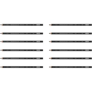 imagePrismacolor Premier Colored Pencils Black LeadBlack Barrels 12Pk 336312count  Black