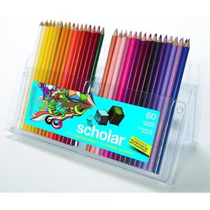 imagePrismacolor Scholar Colored Pencils Adult Coloring 48 Pack60 Count Pack of 1