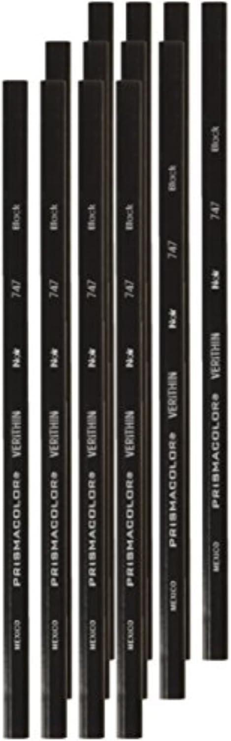 imagePrismacolor Verithin Colored Pencil Black 2454