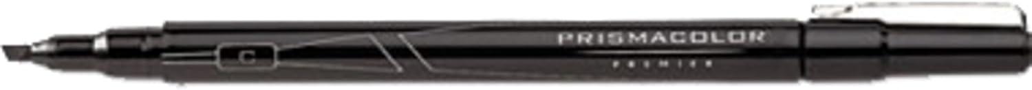 imagePrismacolor 1738850 Premier Illustration Markers Chisel Tip Black 1Count